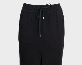 Love Moschino – Black Cotton Skirt