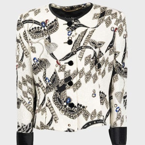 Louis Feraud - 80s blazer with pattern