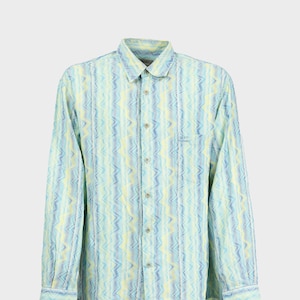 Missoni - Grünes Zickzack-Hemd