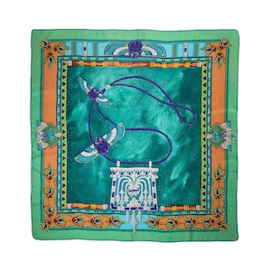 Must de Cartier - 'Egyptian Scarabs' Silk Scarf