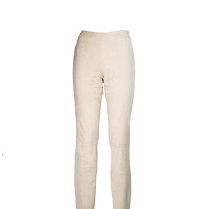 MISBHV tiefront Faux Suede Trousers  Farfetch
