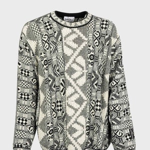 Carlo Colucci - 90s black and gray jumper