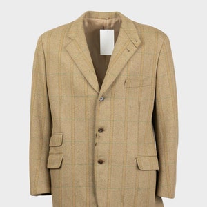 Hermes - Beige wool 90s blazer