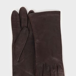 Vintage - Braune Lederhandschuhe
