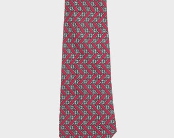 エルメス HERMES バーガンディ ネクタイ HERMES ネクタイ 659269 T バーガンディ 100% シルクネクタイ 新品