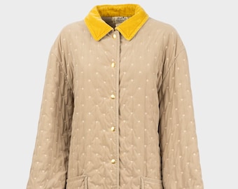 Hermes by Martin Margiela Gray Quilted Coat Size 34 Fits XS Hermes by Martin Margiela Gray Quilted Coat Size 34 Fits XS
