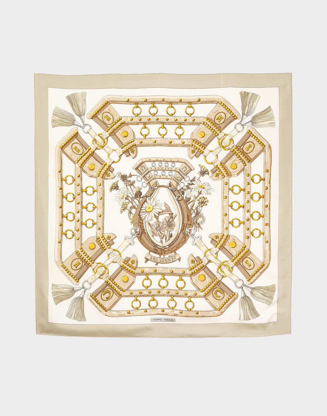 エルメスHermès Aux Champs Scarf Hermes – 1990s 