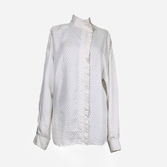 GIANNI VERSACE - Silk polka dots shirt
