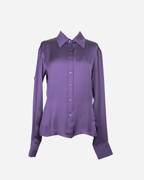 YVES SAINT LAURENT - Silk shirt