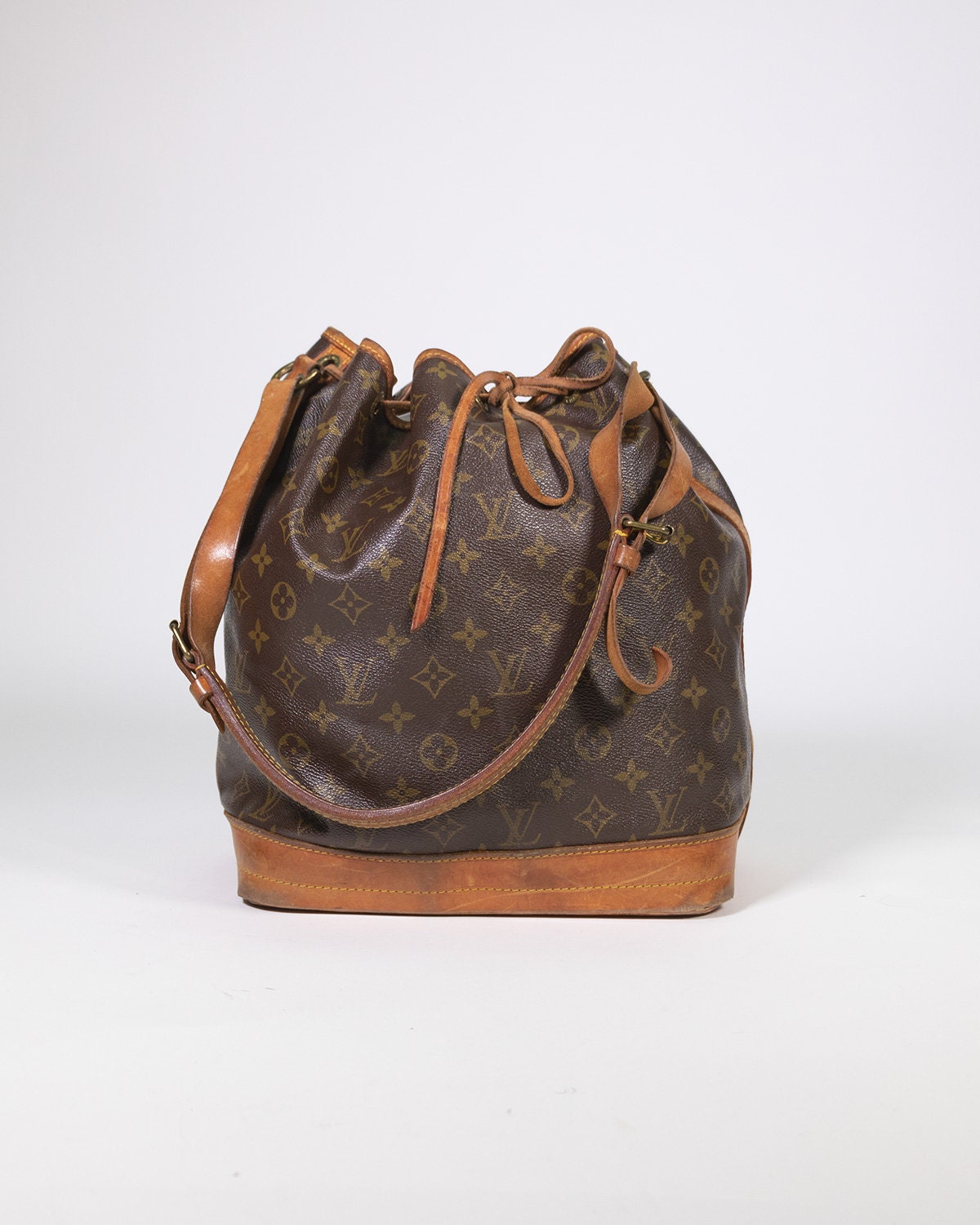Louis Vuitton Vintage Monogram Mini Noe Shoulder Bag 1980S Brown