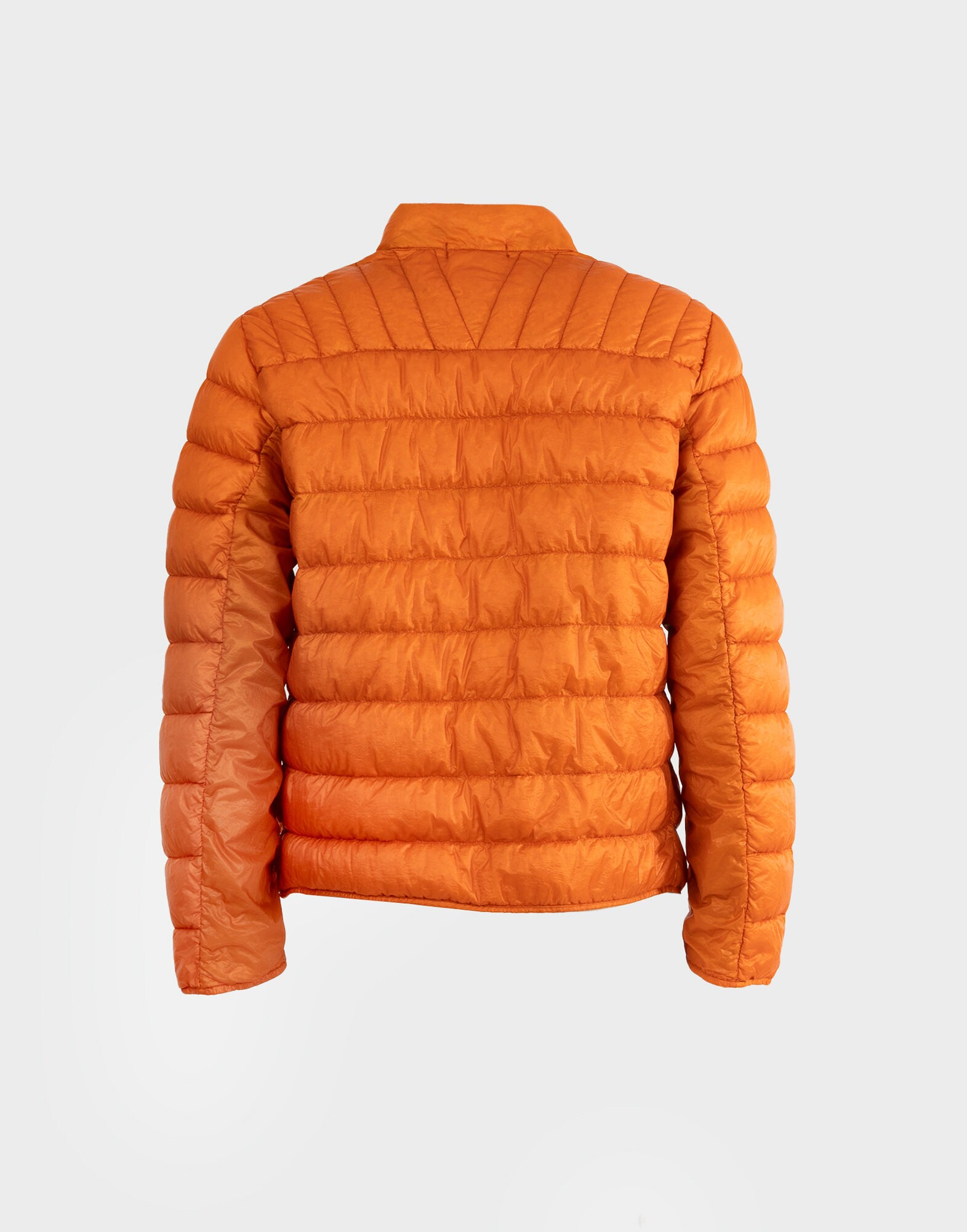 【希少‼️】ストーンアイランド フード付き オレンジ ダウンジャケット 中古・古着通販】STONE ISLAND (ストーンアイランド) ナイロン