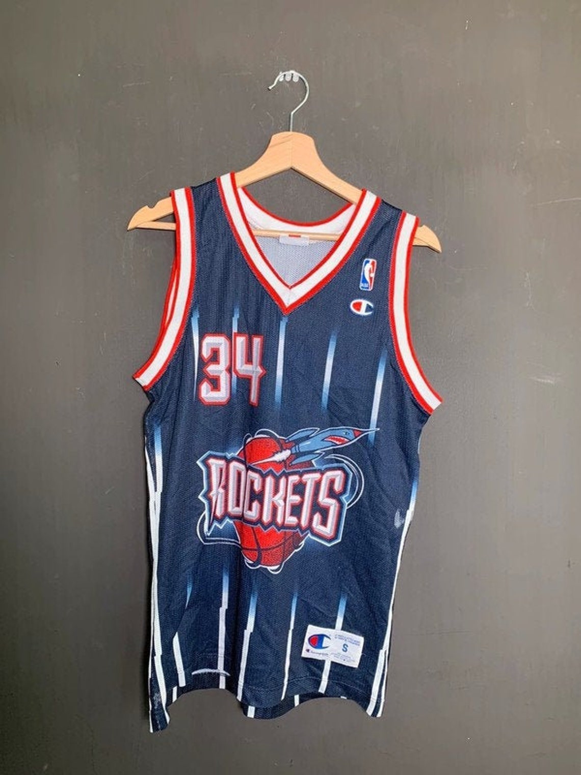 CHAMPION NBA Tank Top Houston Rockets Etsy UK