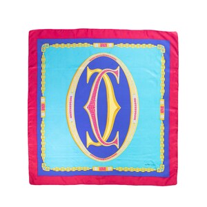 Must de Cartier - Scarf 100% silk 1990s
