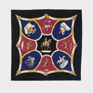 Hermès – Scarf “École Française d’Équitation de Saumur” 1980s