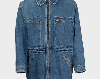 Gianni Versace - 90s padded denim jacket