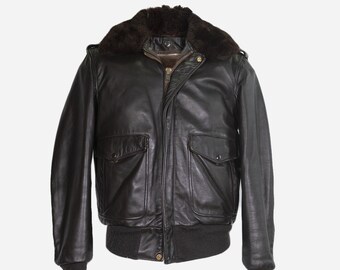 used schott leather jacket