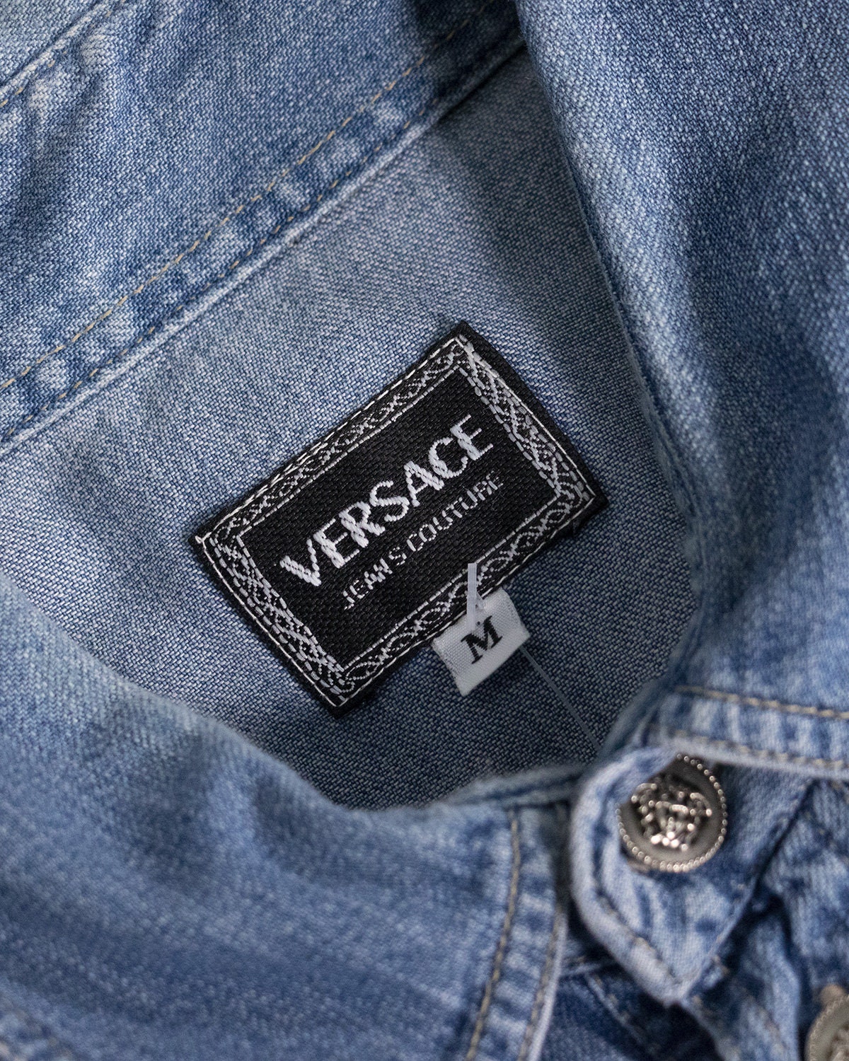 VERSACE JEANS COUTURE 90s Denim Shirt - Etsy