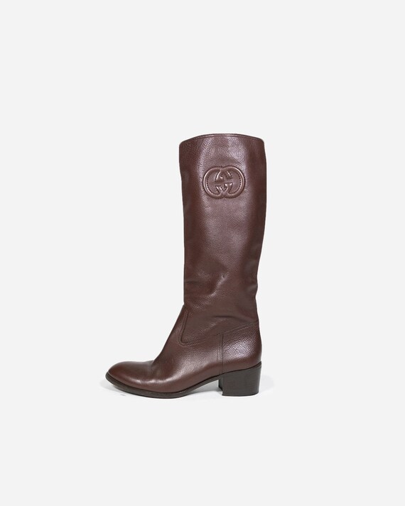 GUCCI - Leather boots