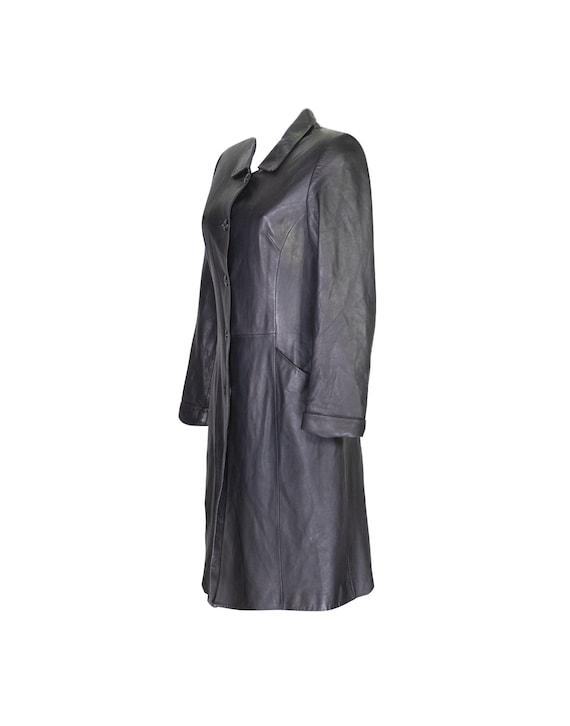 Enrico Coveri - 100% Leather long jacket - image 3