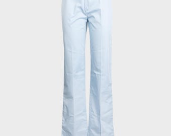 Courreges - Light blue flare trousers from the 70s/80s