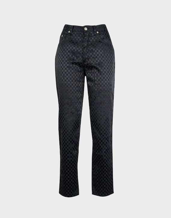 Versace Classic - 90s Check Trousers - Etsy