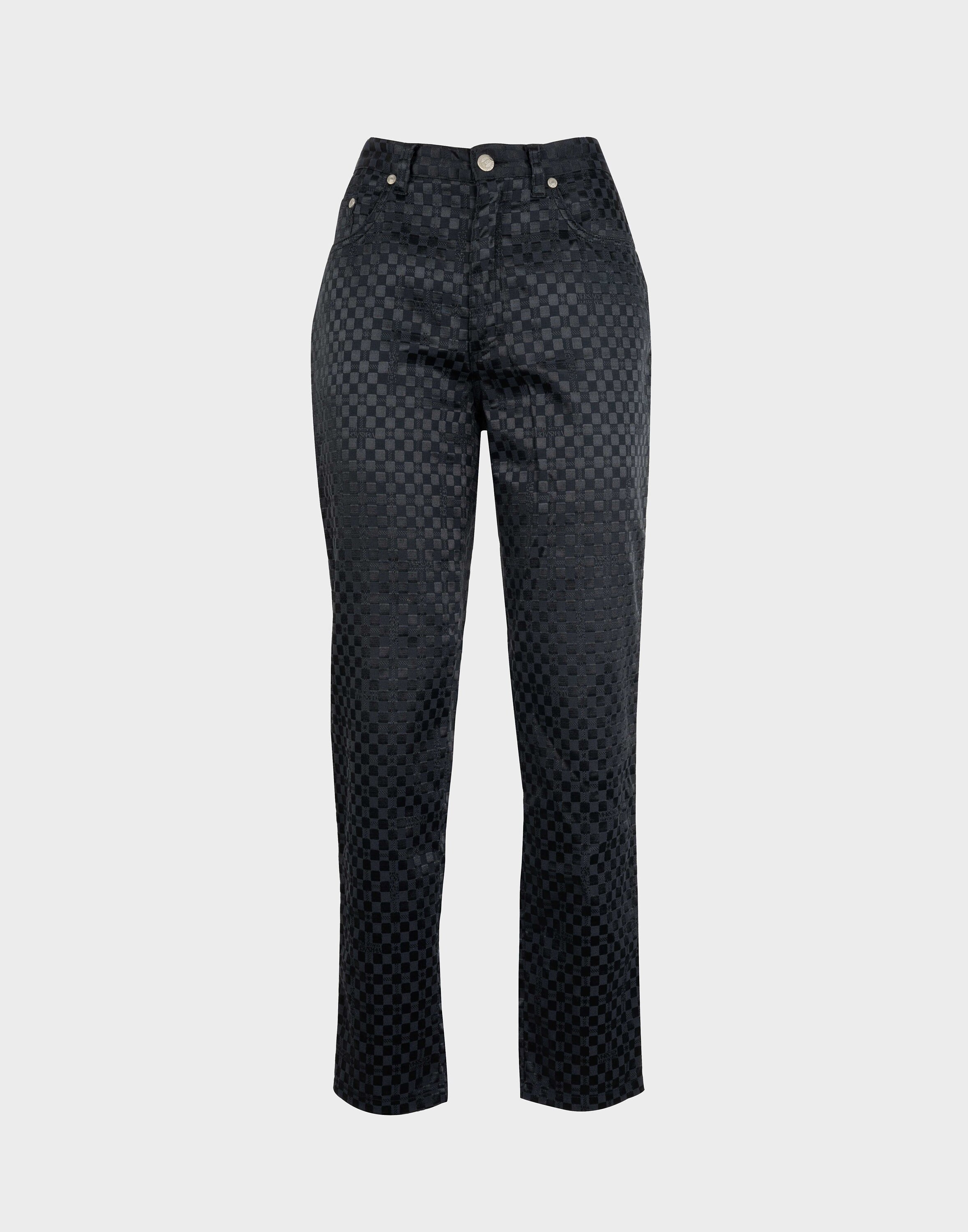 Versace Classic - 90s Check Trousers - Etsy 