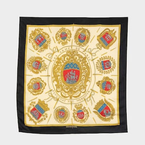 Hermès – Scarf “Les Armes de Paris” 1990s