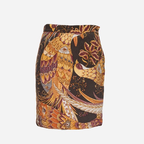 SALVATORE shops FERRAGAMO - Silk skirt