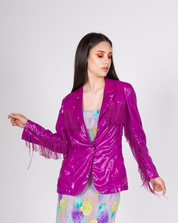 VINTAGE - Fringed blazer