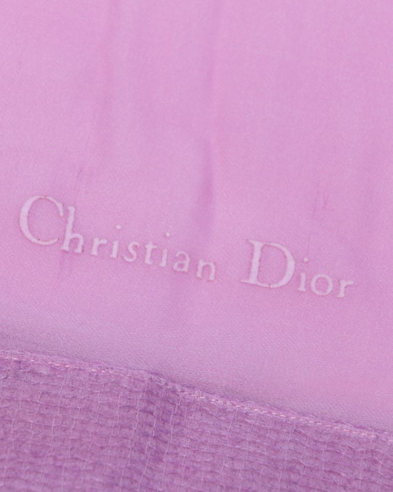 CHRISTIAN DIOR - Silk and mohair scarf - image 2