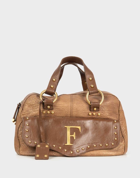Gianfranco Ferrè Brown Handbag