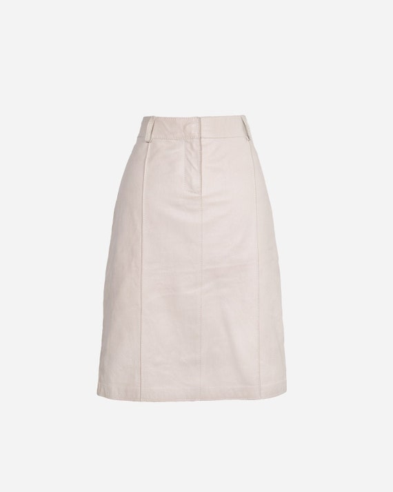 TRUSSARDI - Leather skirt