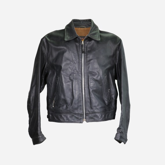 STEWART Leather Jacket - Etsy
