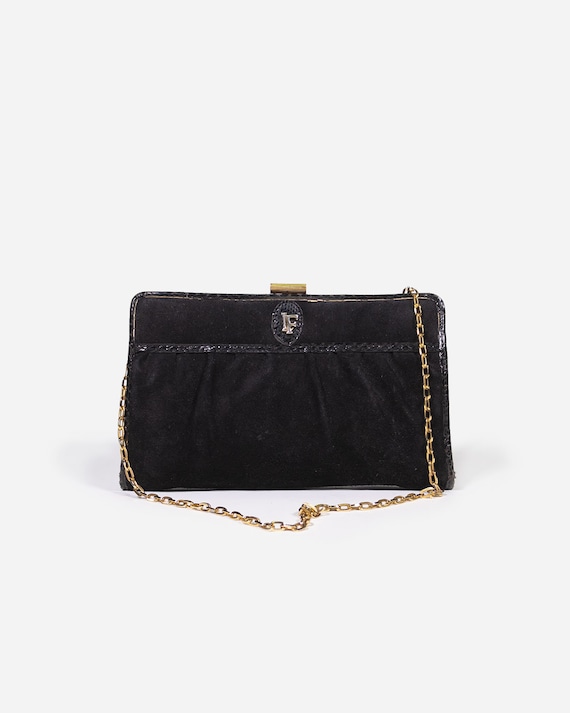 Louis Feraud - 80s Suede Clutch