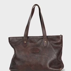The Bridge - Brown leather shoulder bag