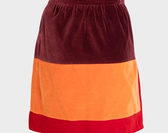 Oaks by Gianfranco Ferré – 80s Velvet Mini Skirt