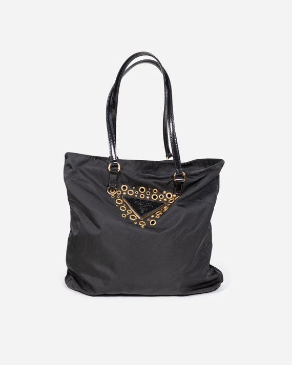 PRADA - Nylon studded bag