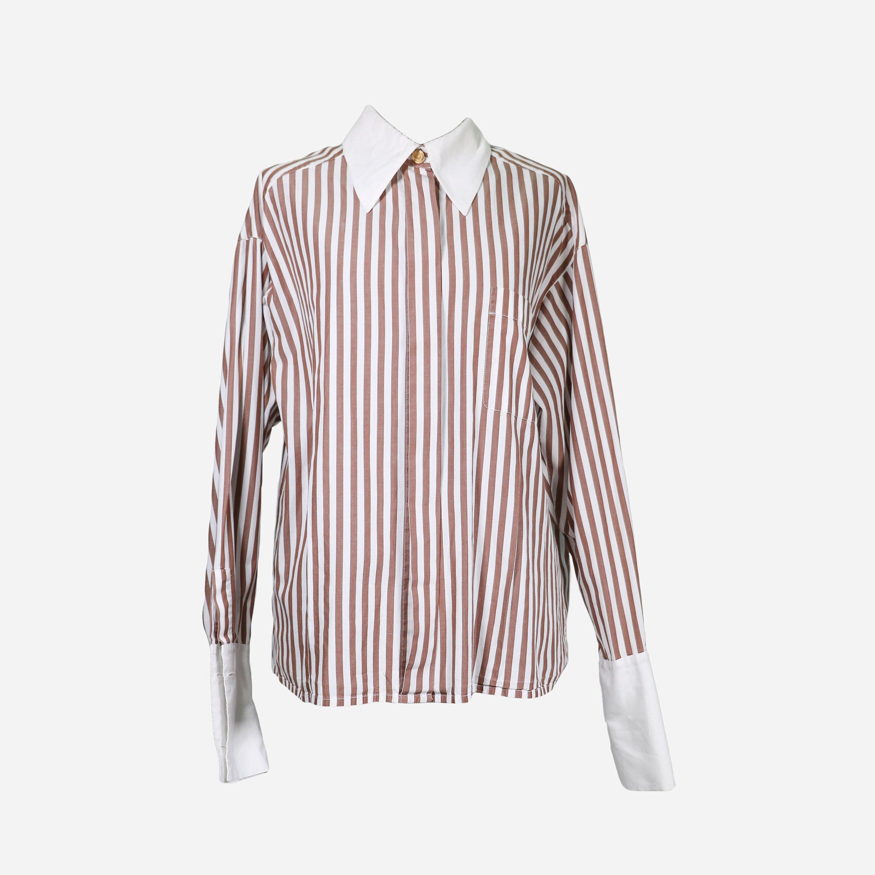CHANEL Striped Shirt - Etsy Australia