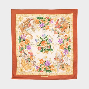 Gucci – “Le Leggende” 1990s Silk Scarf