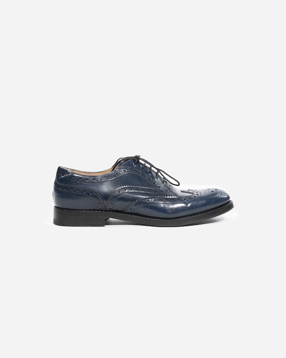 VINTAGE - Blue Oxford shoes