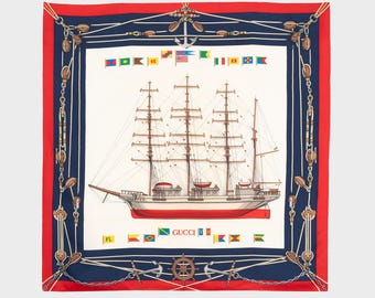 Gucci - 90s Nautical scarf
