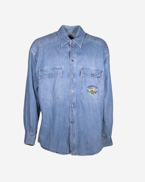 VERSACE JEANS COUTURE 90s Denim Shirt - Israel