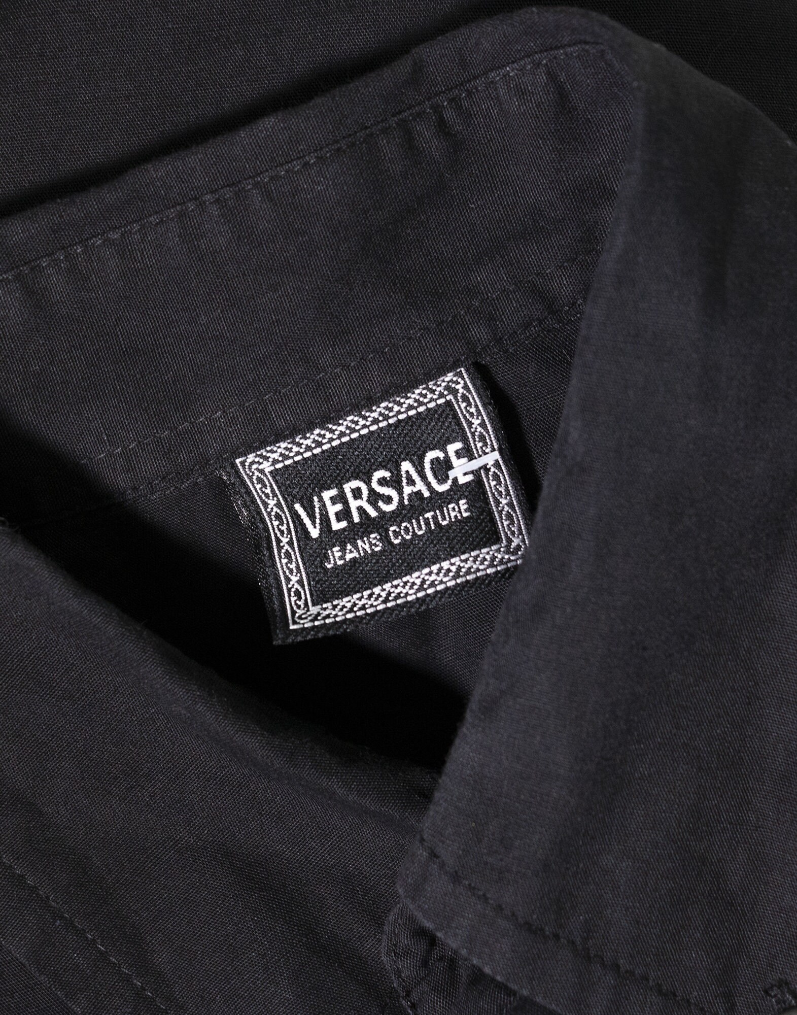 VERSACE JEANS COUTURE / 90s black shirts