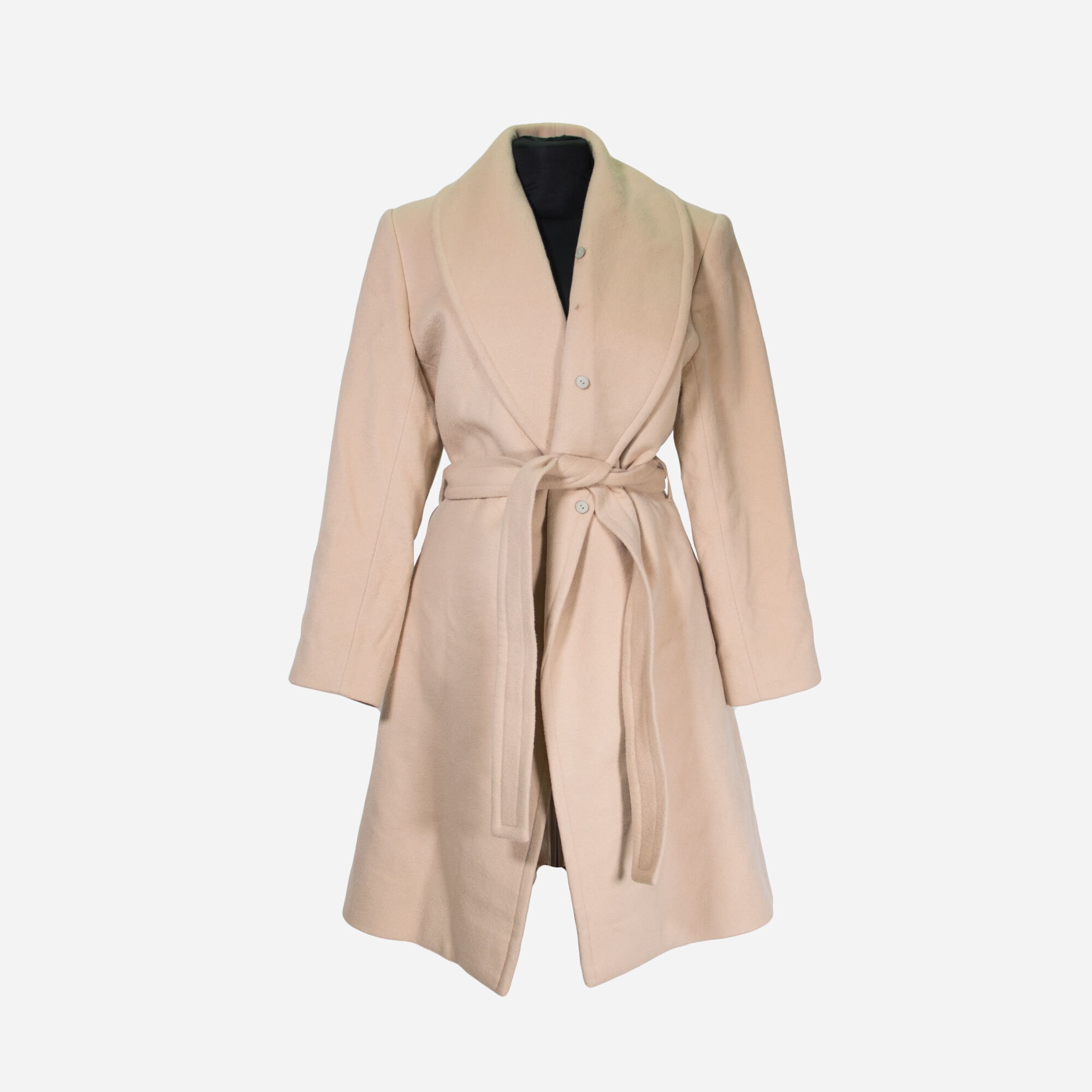 yves saint laurent wool coat