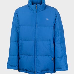 Burberry - 2000s Blue Puffer Jacket