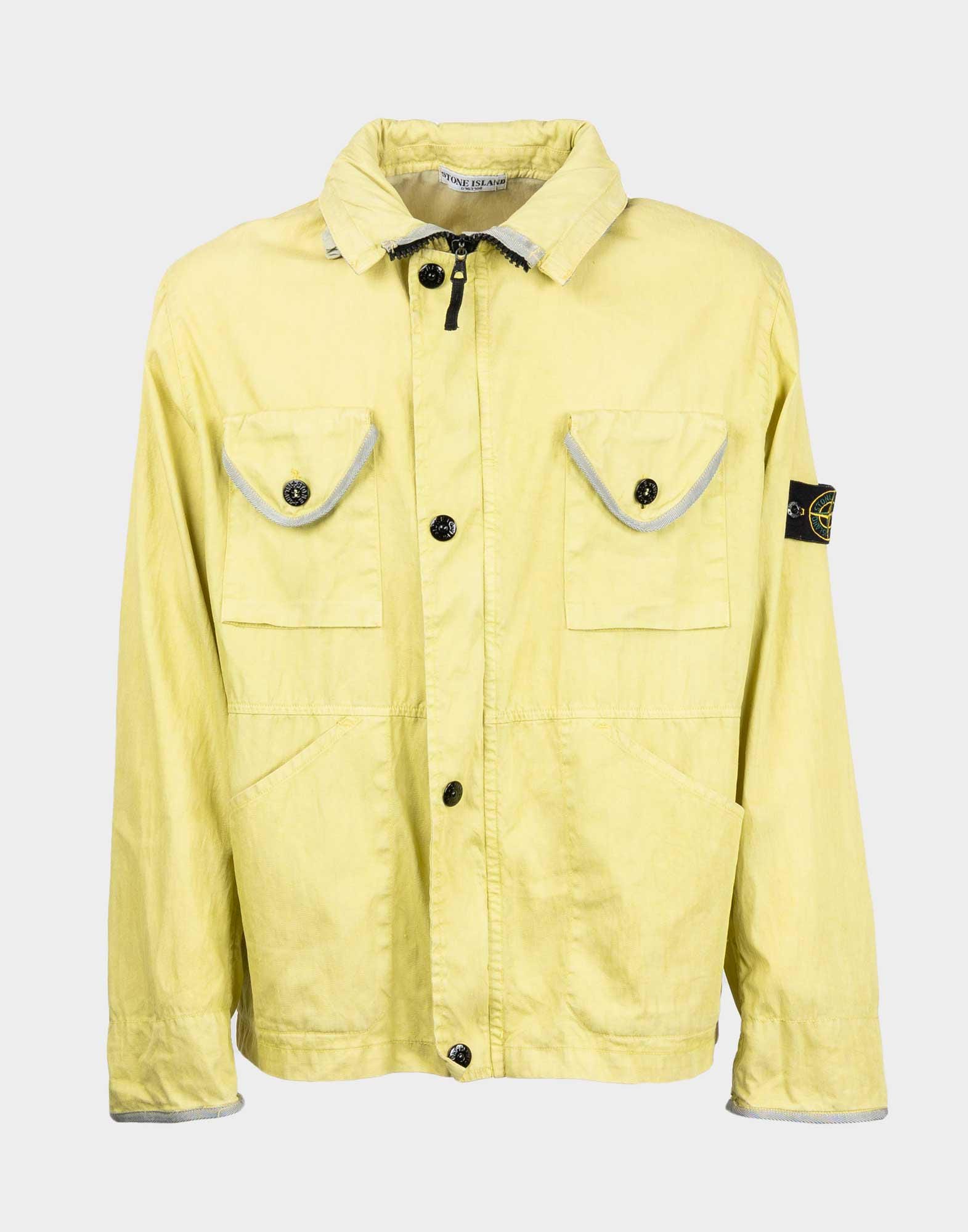Stone Island - 90s Linen Jacket - Etsy Stone Island - 90s Linen Jacket - Etsy