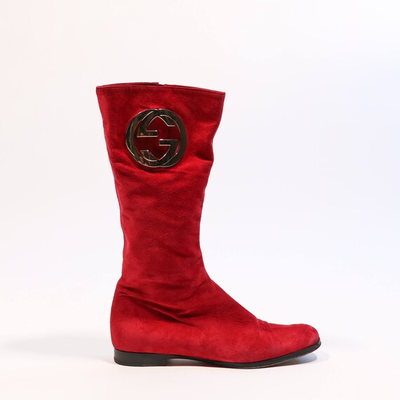 GUCCI - Chamois boots