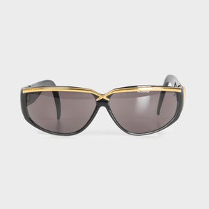 Laura Biagiotti - Black glasses with gold inserts