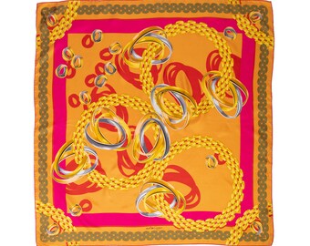 Must de Cartier - "Rings and Bracelets" Silk Scarf