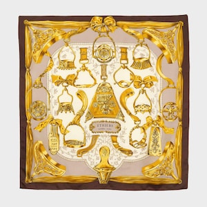 Hermes - &#39;Etriers&#39; 80/90s scarf